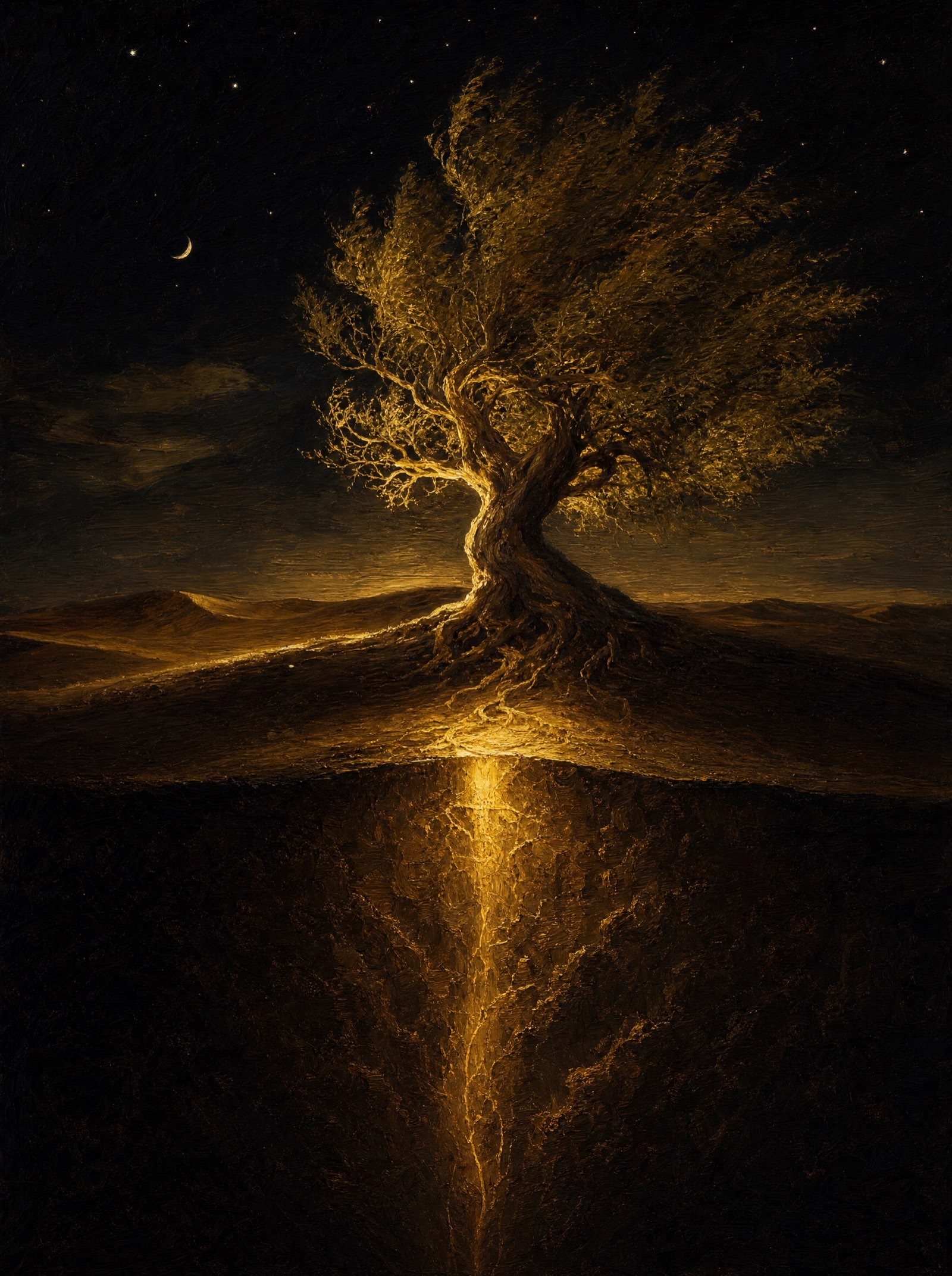 Roots That Refuse, from the The Desert collection