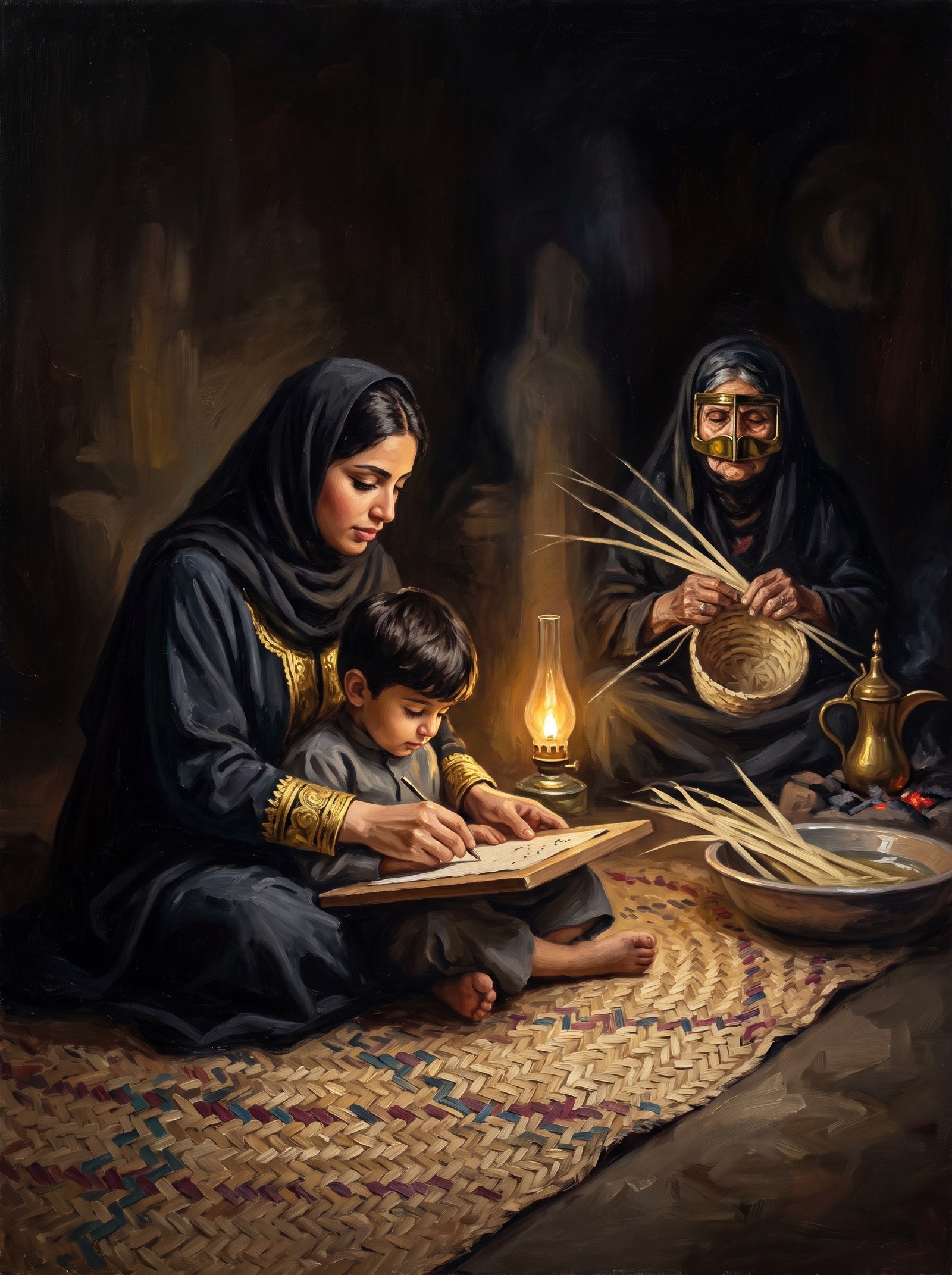 The First Lesson, from the Emirati Women collection